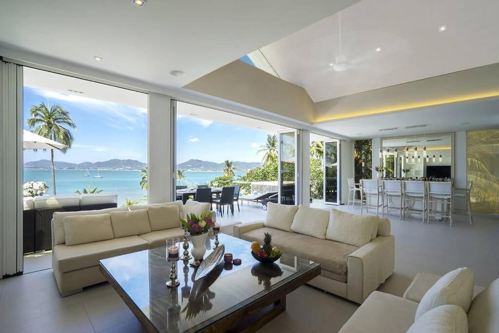 Villa Nirvana - Beachfront Tropical Chic 4Br Haven In Cape Panwa, Phuket Ban Makham Esterno foto